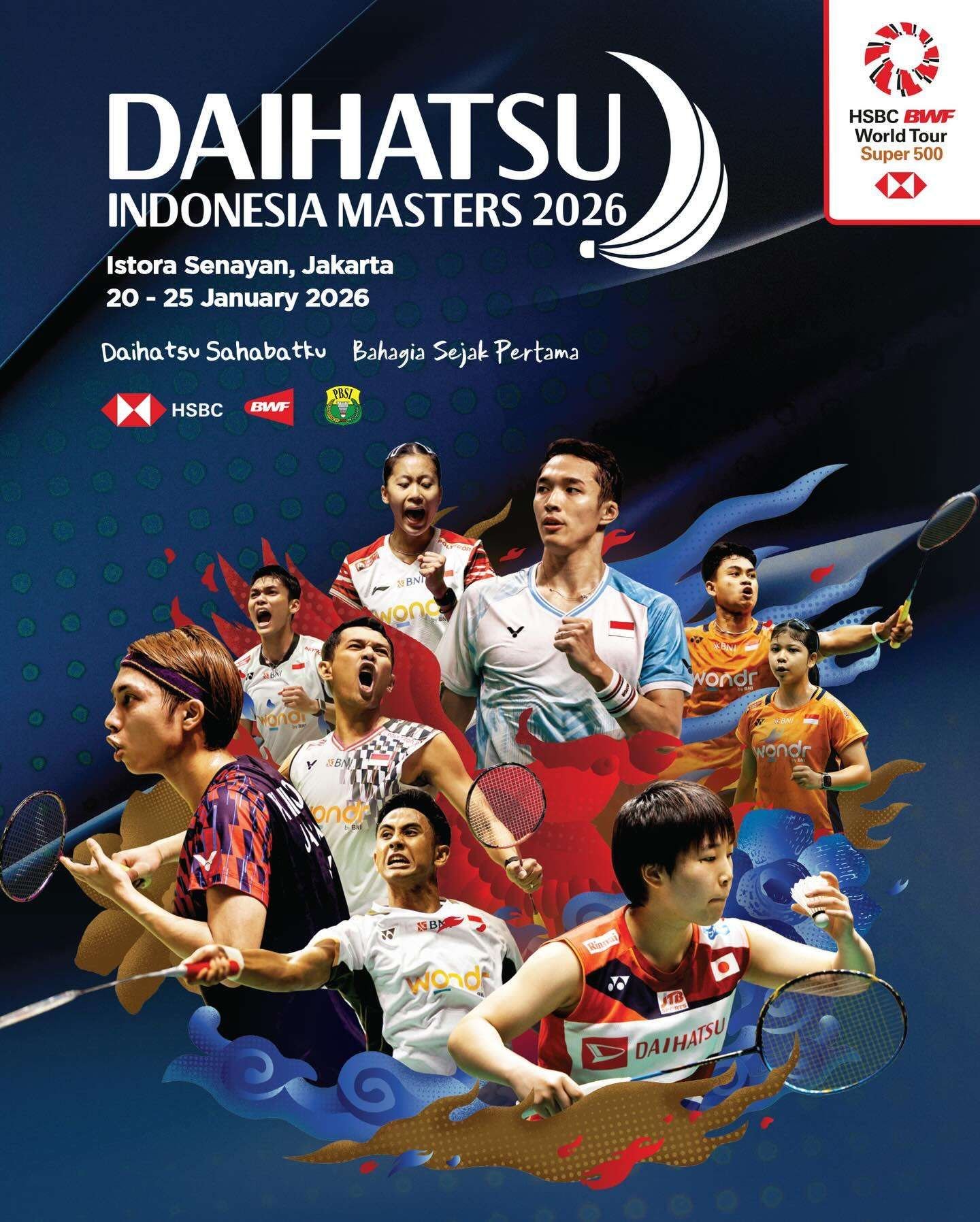 Daihatsu Indonesia Masters 2026 Siap Digelar di Istora GBK: Hadirkan Atlet Kelas Dunia
