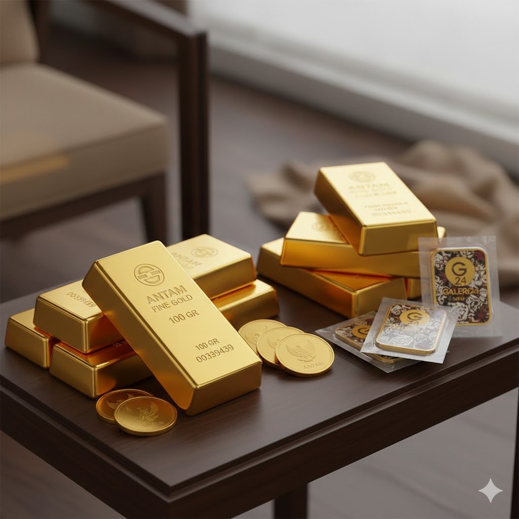 Daftar Harga Emas UBS dan Galeri24 Terbaru: Naik di Semua Gramasi, Simak Detailnya