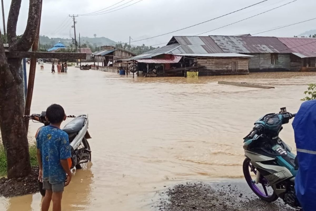 Banjir Rendam Empat Desa di Buol, Sulawesi Tengah Akibat Hujan Intens