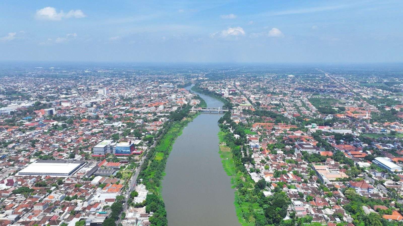Debit Sungai di Kota Kediri Meningkat Tajam, Warga Diminta Waspada