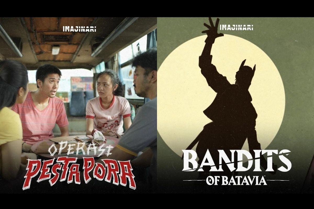 Imajinari Perkenalkan 3 Film Baru di JAFF 2025: Operasi Pesta Pora, Pulang Kampung, dan Bandits of Batavia