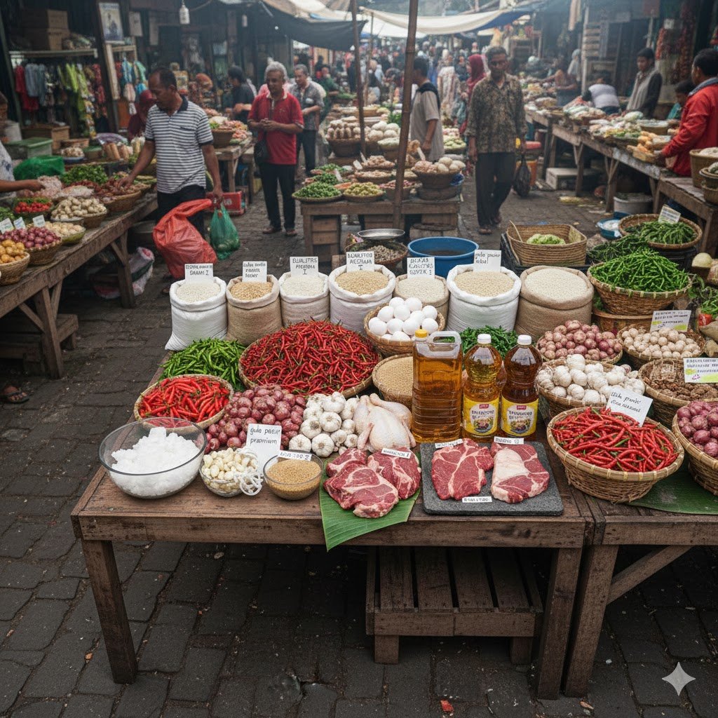 Harga Cabai Rawit Merah Tembus Rp69.750 per Kg, Telur Ayam di Rp33.000