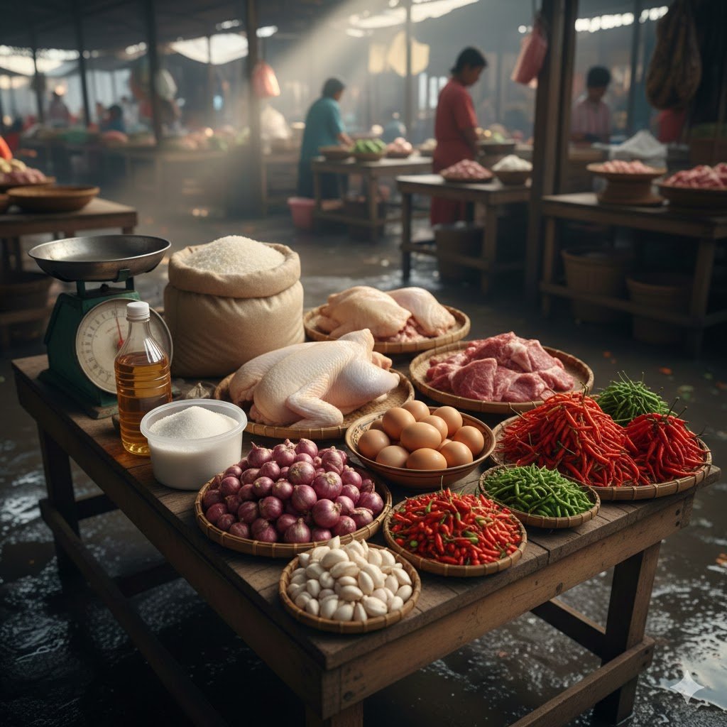 Harga Pangan Nasional: Cabai Rawit Merah Tembus Rp52.850 per Kg, Telur Ayam Rp33.800