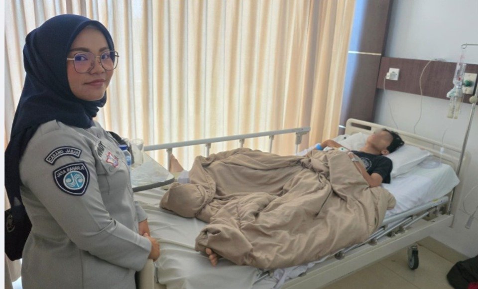 Wujud Kepedulian, Jasa Raharja Kanwil Jawa Barat Hadir Dampingi Korban Kecelakaan di Kabupaten Bandung Barat