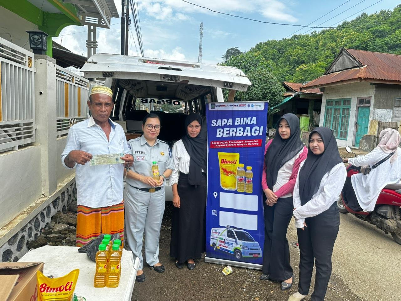 Tim Pembina Samsat Bima Apresiasi Wajib Pajak Melalui Program Sapa Bima Berbagi