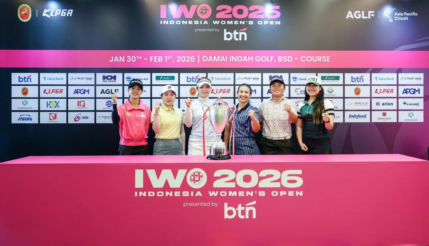120 Pegolf Wanita Asia Pasifik Ikuti Indonesia Women’s Open Presented by BTN 2026