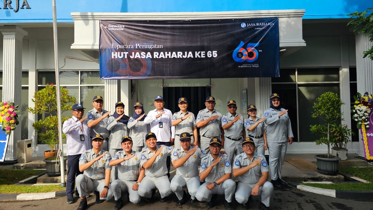 Perkuat Pelayanan Publik, Jasa Raharja Cabang Cirebon Gelar Upacara Peringatan HUT Jasa Raharja Ke 65