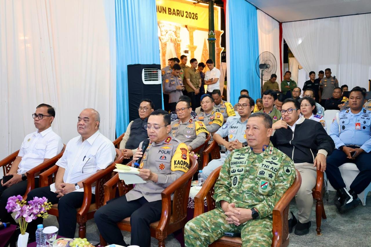 Jasa Raharja Kanwil DIY Ikuti Pantauan Keamanan Tahun Baru 2026 di Pos Pam Teteg