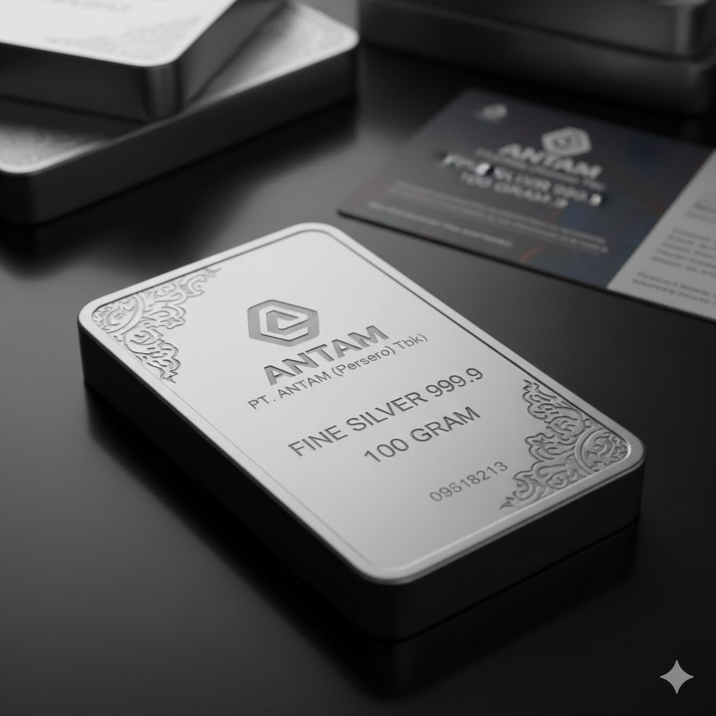 Harga Perak Antam Naik Jadi Rp57.700 per Gram, Terpengaruh Kenaikan Harga Dunia