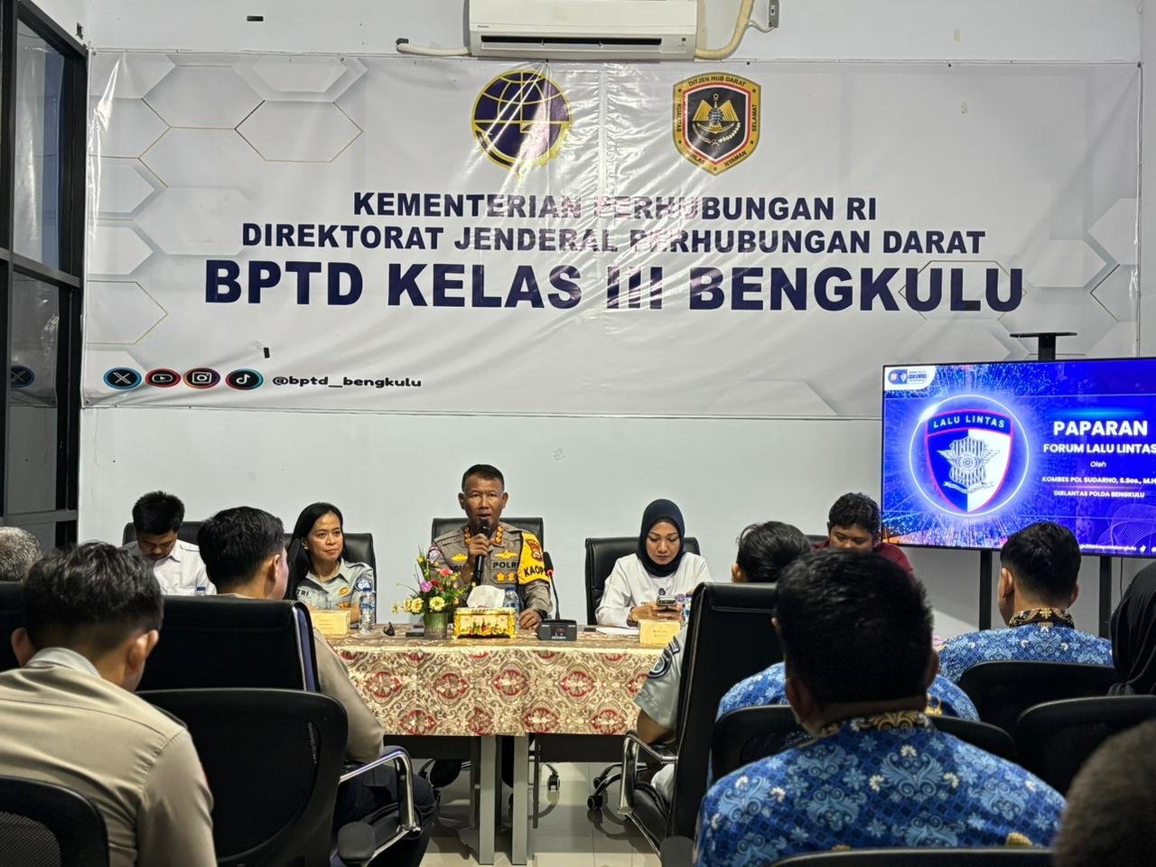 Jasa Raharja Bengkulu Dukung Keselamatan Lalu Lintas melalui Forum FLLAJ