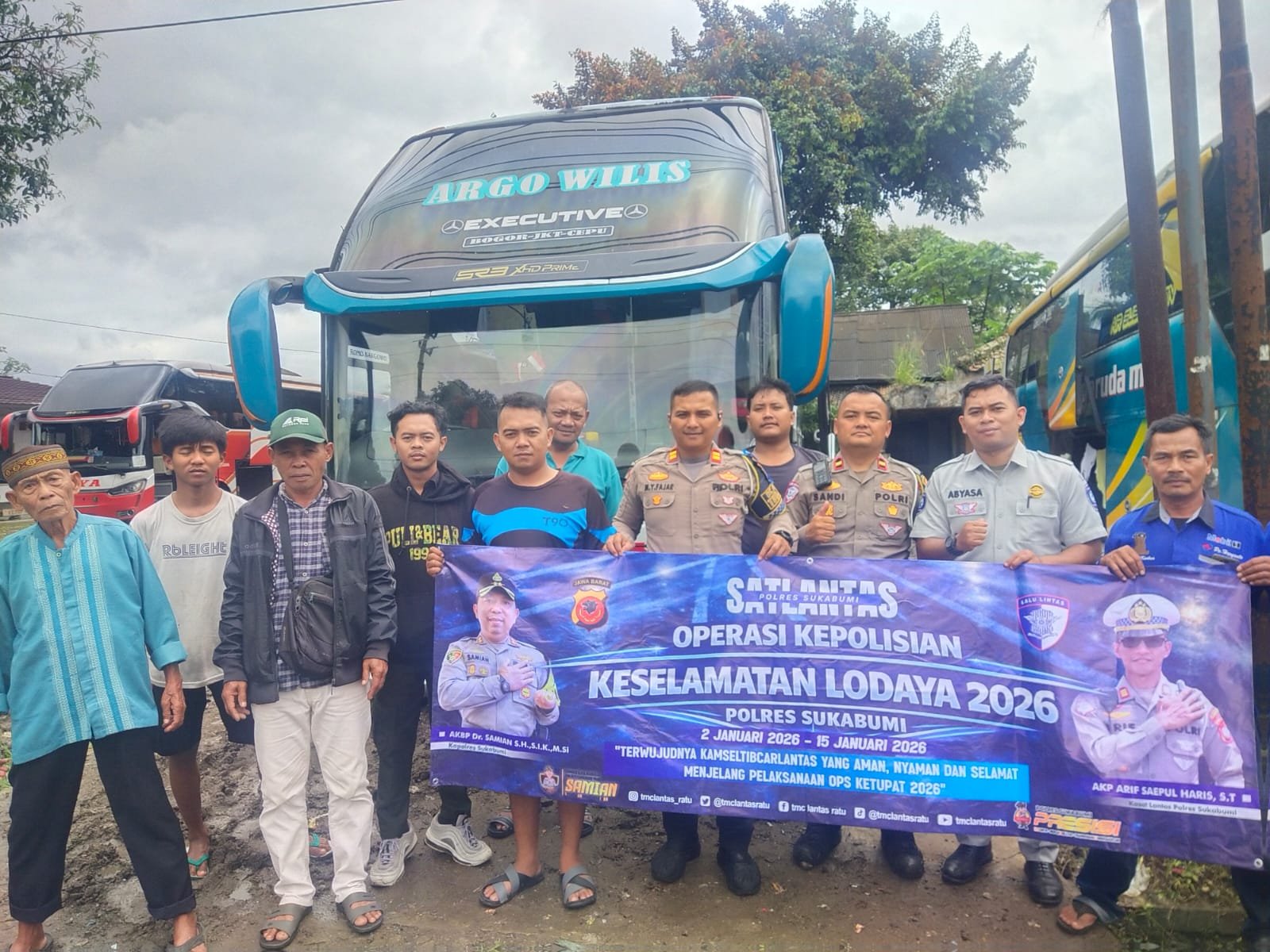 Ramp Check Terpadu di Kabupaten Sukabumi, Pastikan Kendaraan Laik Jalan