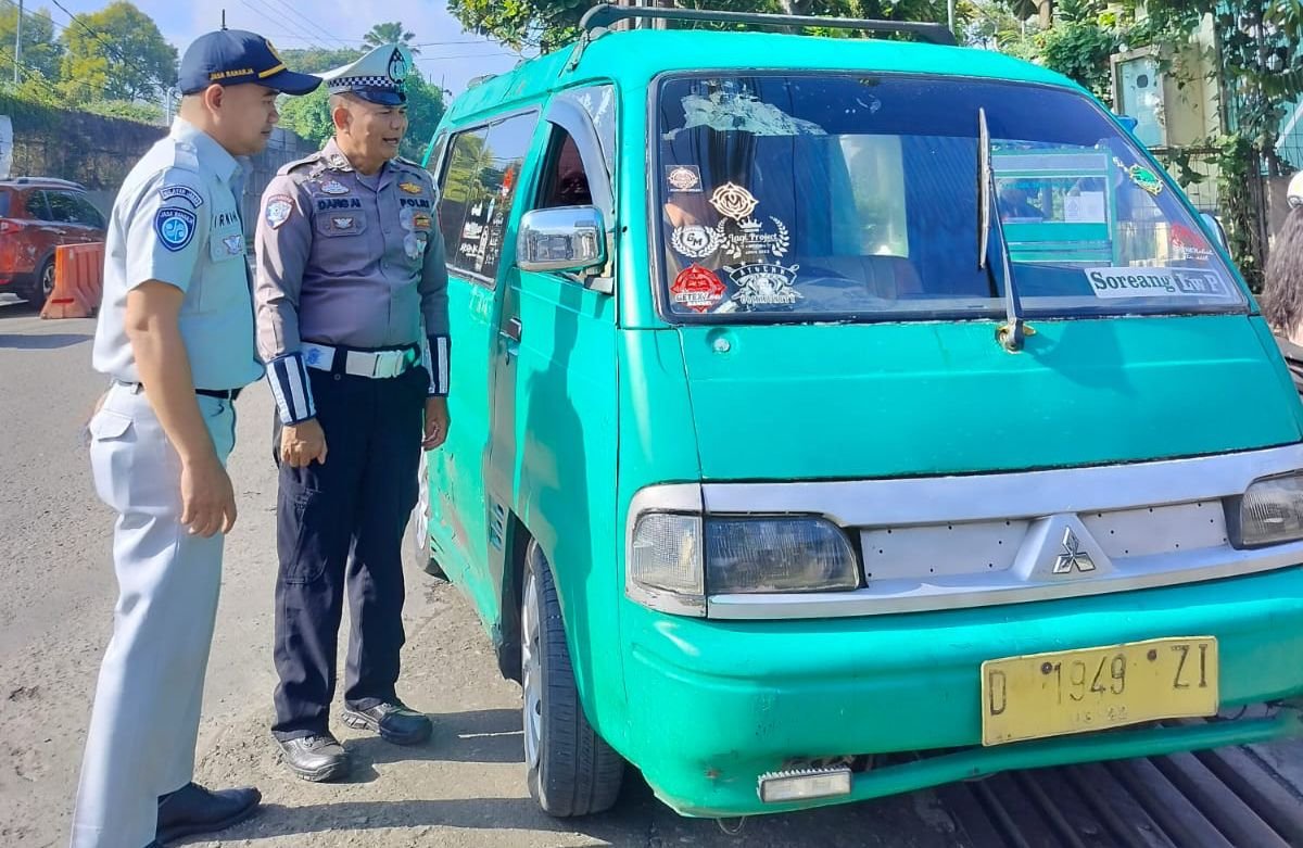 Jasa Raharja Bersama Tim Pembina Samsat Kabupaten Bandung II Soreang Gelar Operasi Gabungan di Area PT. Venamon Katapang Kabupaten Bandung
