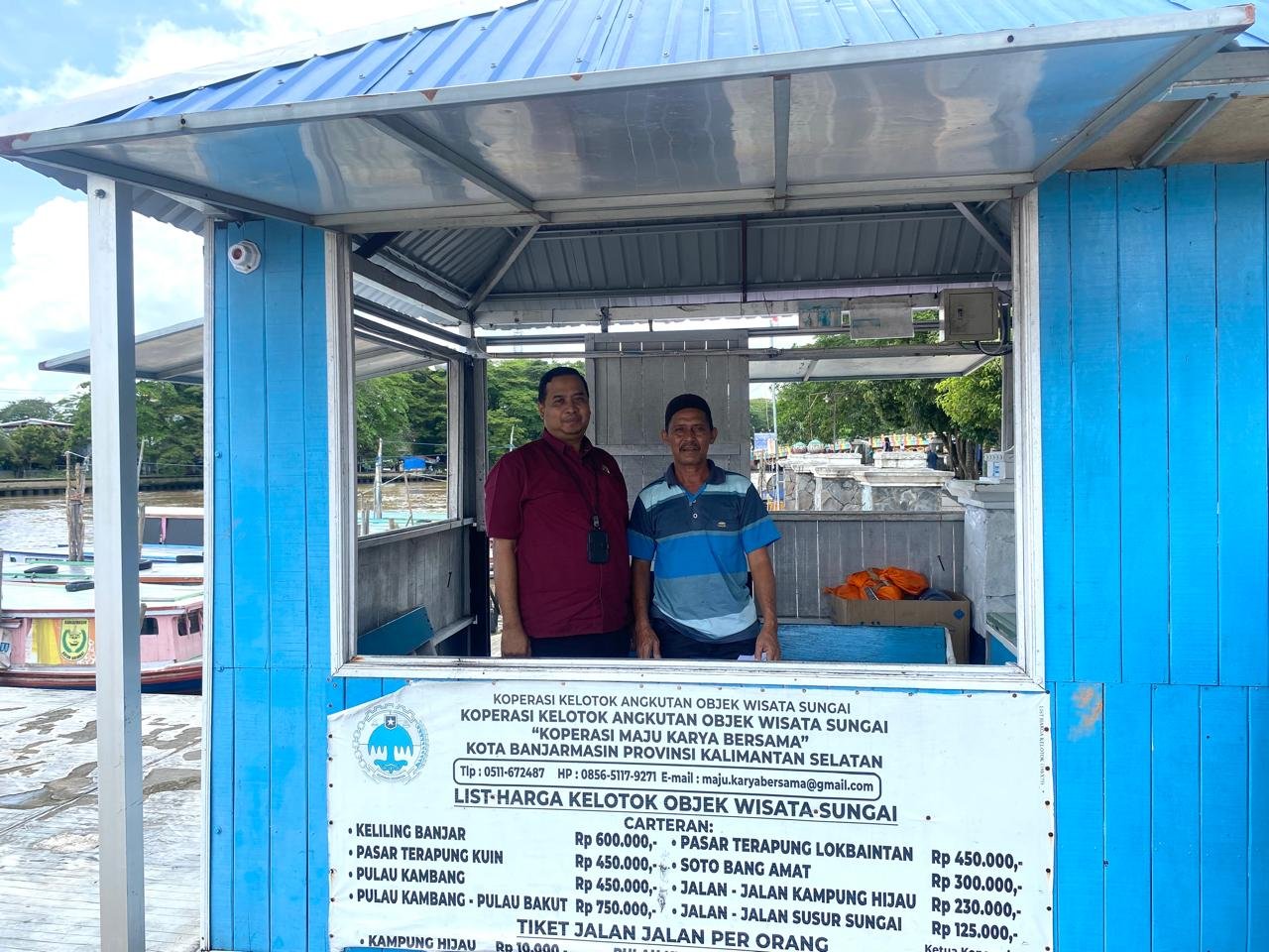 Wisata Susur Sungai di Siring Banjarmasin, Jasa Raharja Kalsel Pastikan Perlindungannya