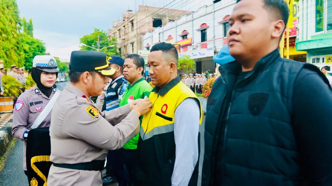 Jasa Raharja Cabang Parepare Menghadiri Apel Gelar Pasukan Operasi Patuh Keselamatan Pallawa 2026 di Polres Parepare