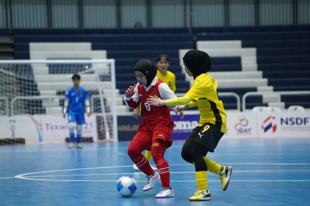 Timnas Futsal Putri Indonesia Imbang 4-4 Lawan Malaysia di ASEAN 2026