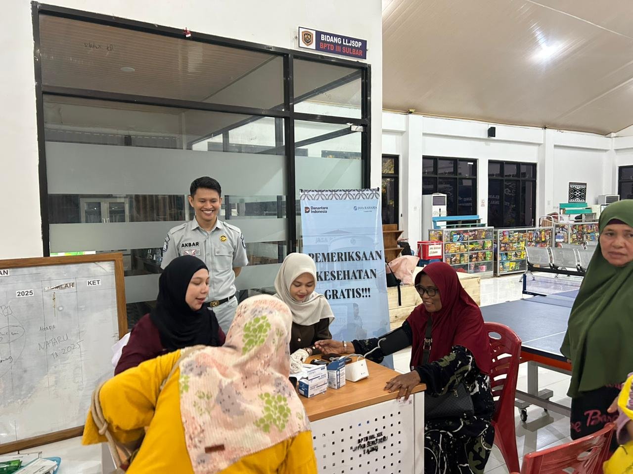 Jasa Raharja Cabang Mamuju Gelar MUKL dan Pemeriksaan Kesehatan Gratis di Terminal Simbuang
