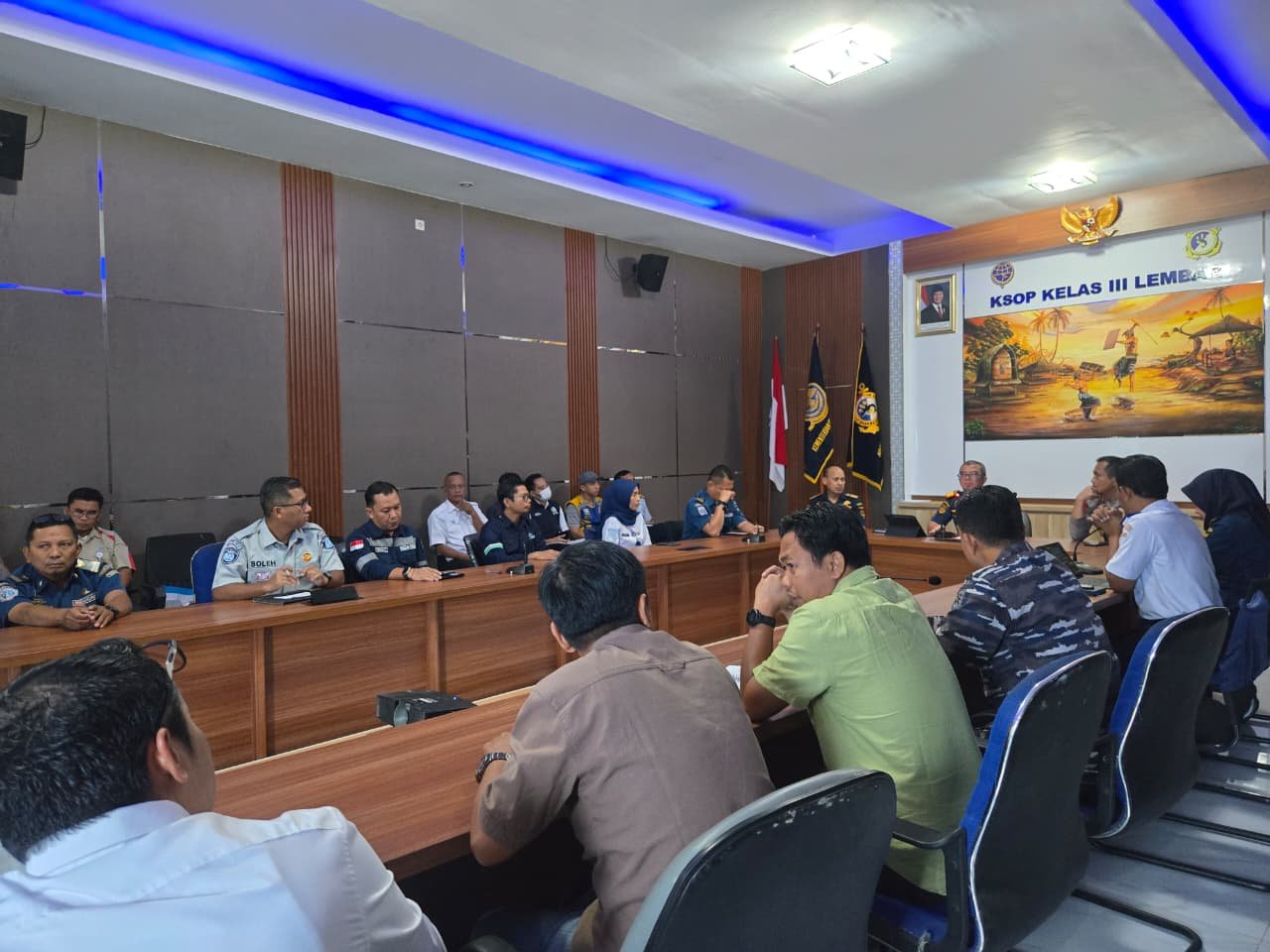 Pastikan Mudik Aman, Kepala Jasa Raharja NTB Hadiri Rakor Persiapan Angkutan Lebaran di KSOP Kelas III Lembar