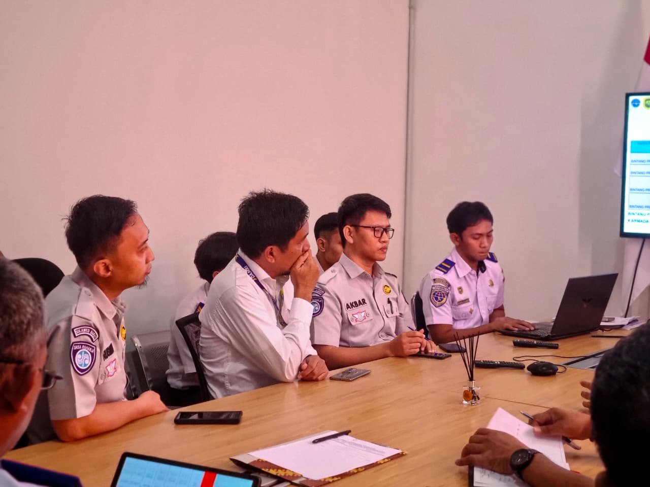 Jasa Raharja Cabang Mamuju Hadiri Rapat Forum Komunikasi Lalu Lintas (FKLL) di BPTD Kelas III Sulawesi Barat