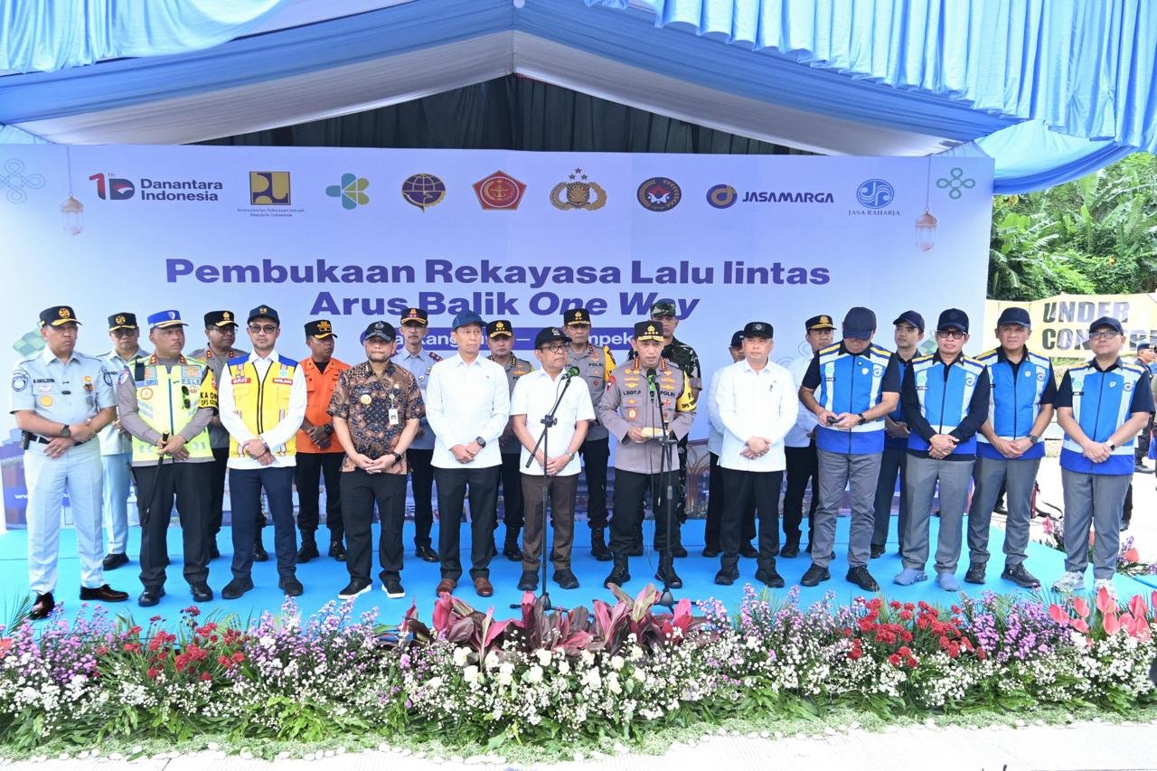 Pembukaan One Way Nasional Arus Balik Idulfitri 2026 Resmi Dimulai, Jasa Raharja Himbau Masyarakat prioritaskan KeselamatanPada Arus Balik