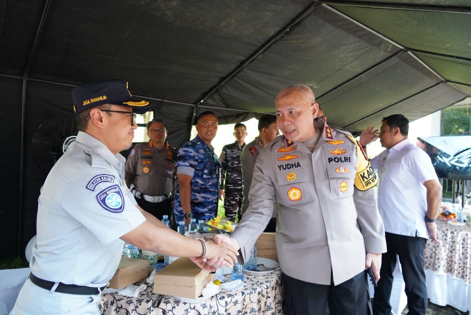  Jasa Raharja Kalsel Ikuti Anev Kamtibmas dan Monitoring Wisata Lebaran