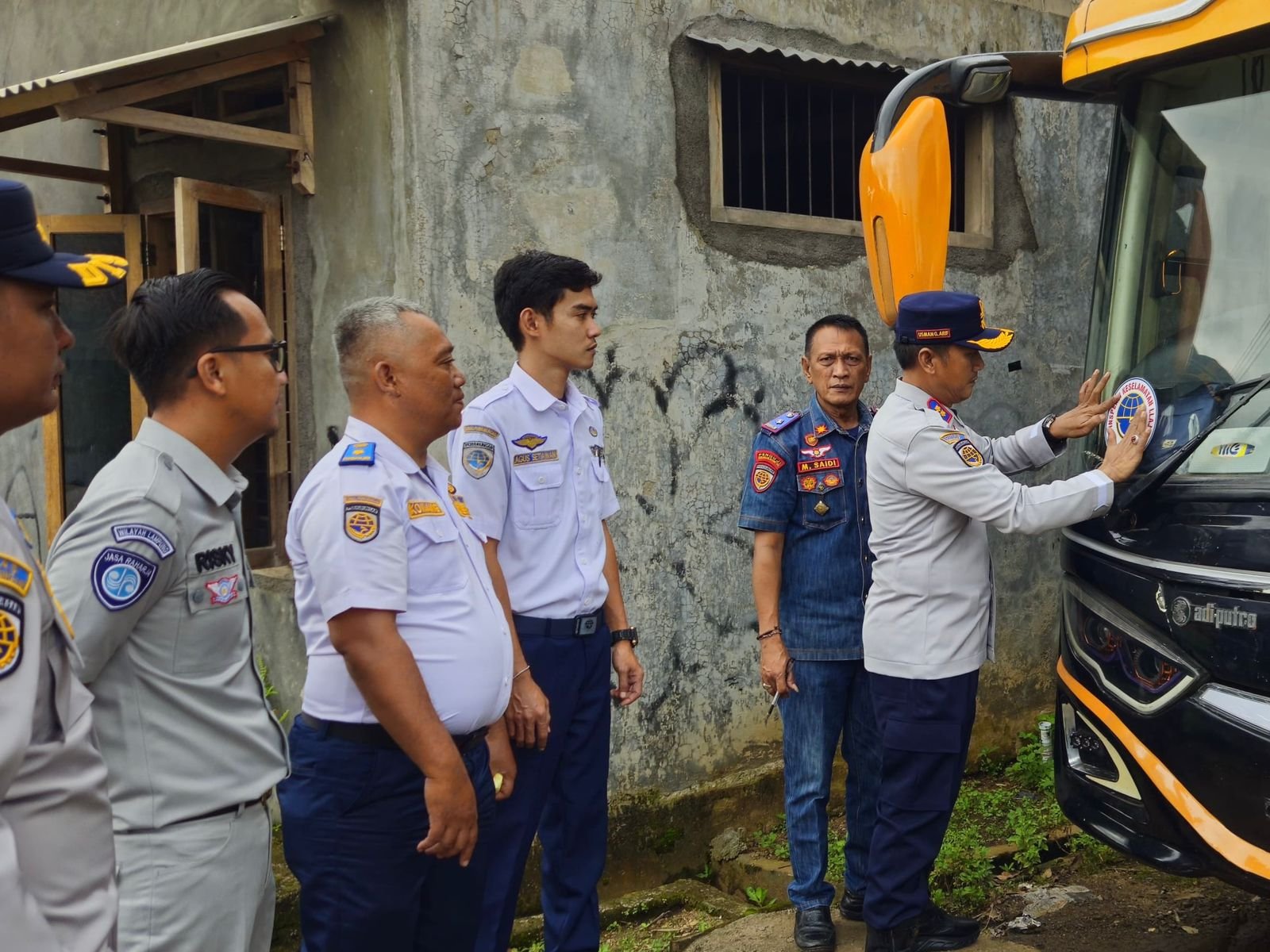 Jelang Angkutan Lebaran 2026, Jasa Raharja Cabang Metro bersama Mitra Gelar Ramp Check Armada 