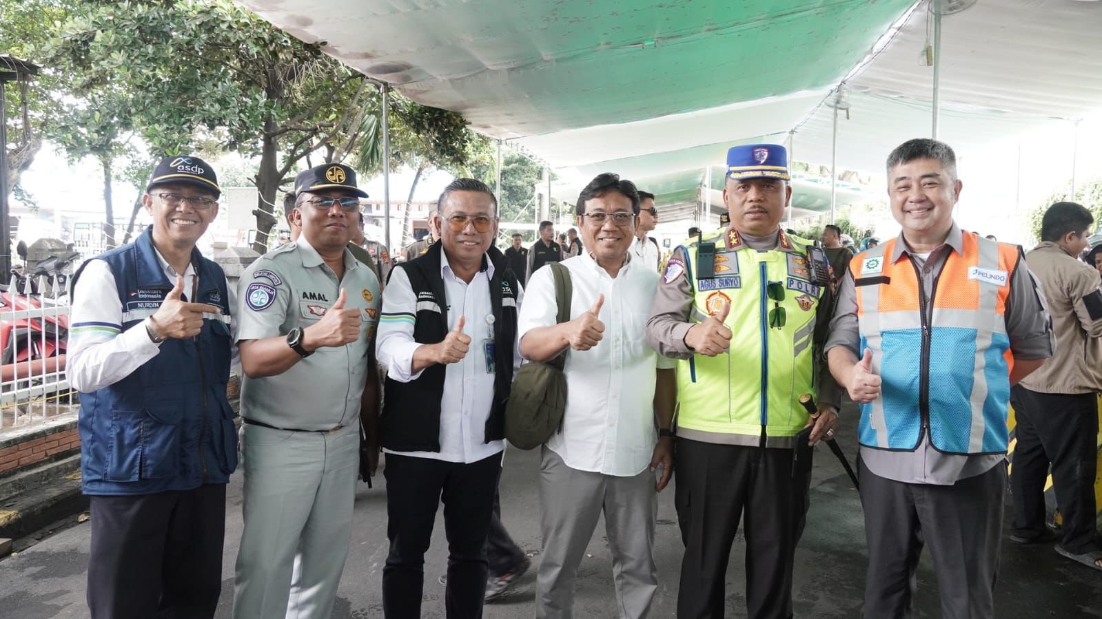 Jasa Raharja Lampung Pastikan Perlindungan Pemudik, Ikuti Peninjauan Arus Balik Bersama Kapolri dan Menhub di Bakauheni