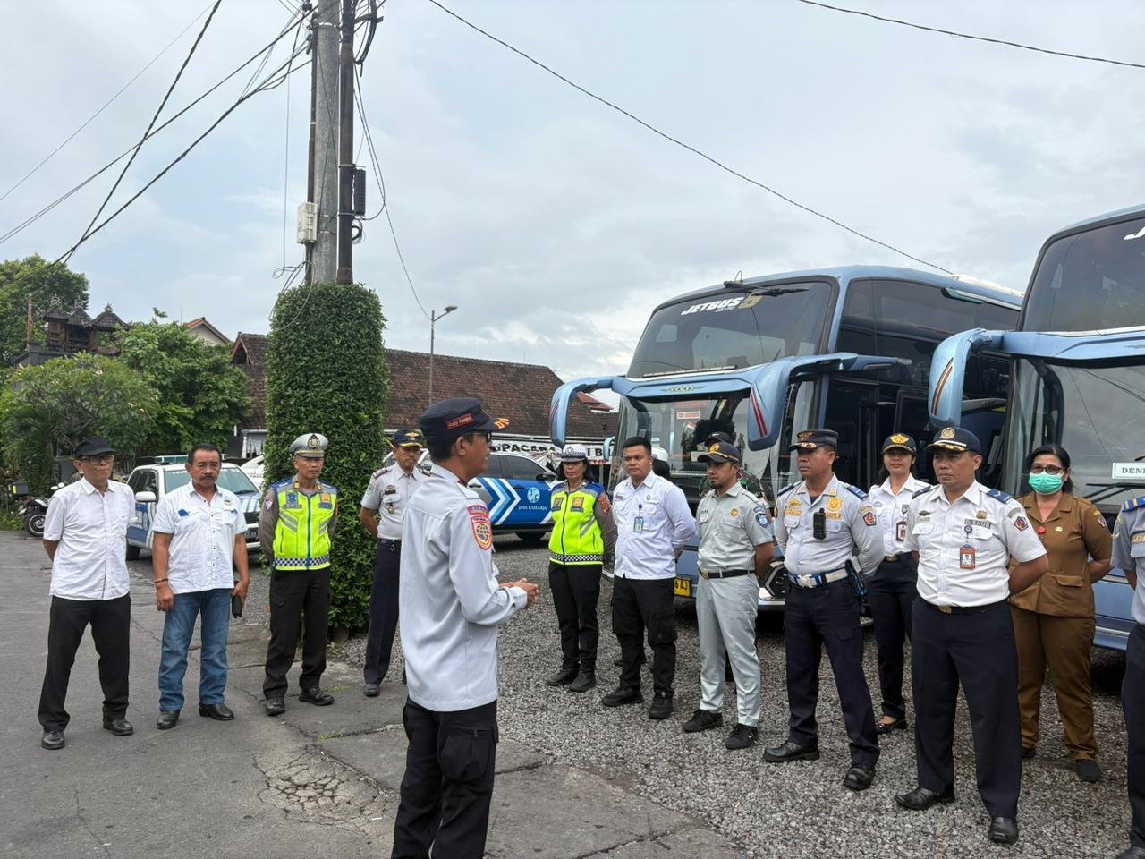 Jasa Raharja Bali Bersama Mitra Laksanakan Rampcheck di PO Mansion Denpasar