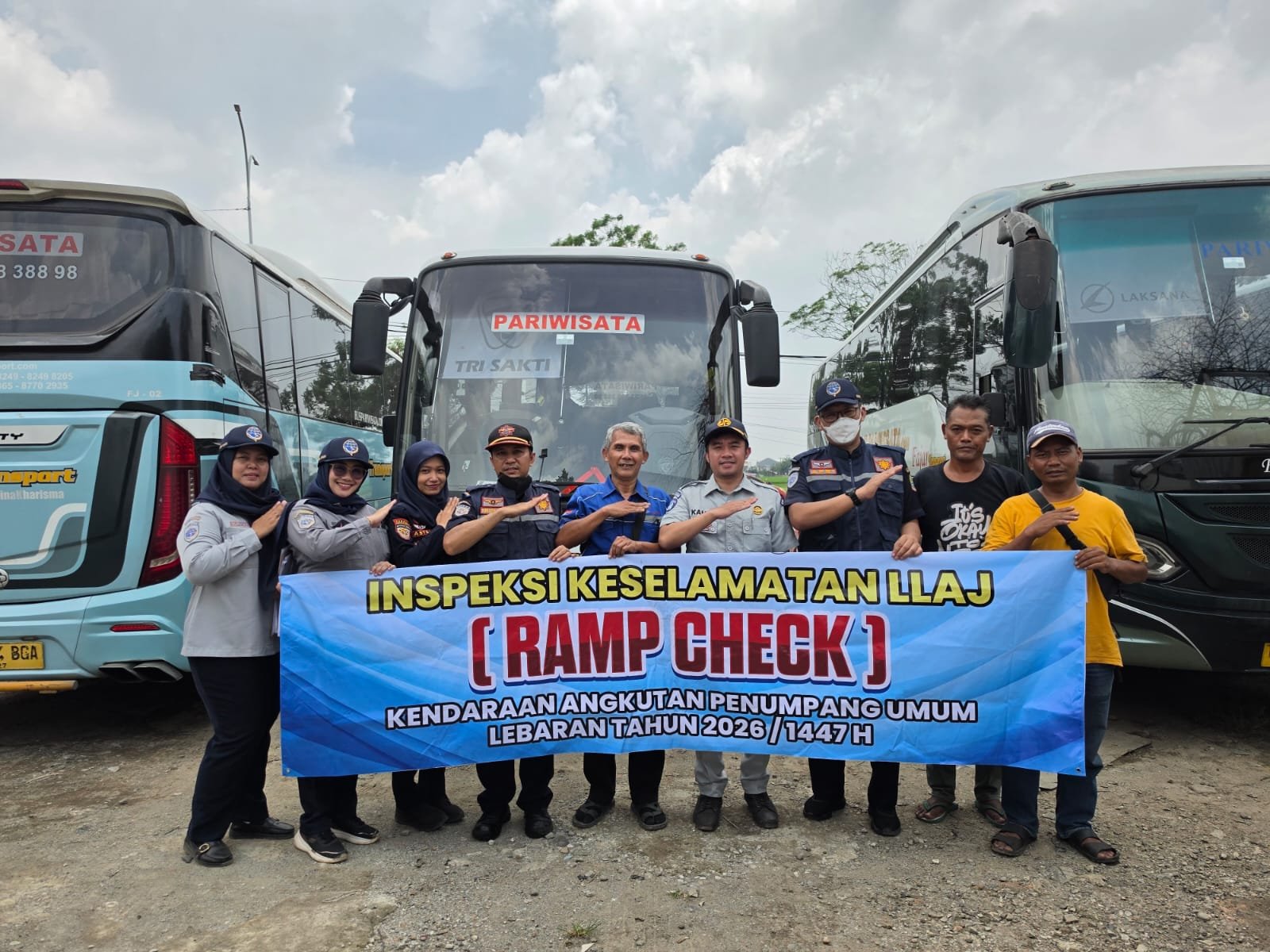 Jasa Raharja Turut Serta Melakukan Ramcheck dengan Dishub Karawang Menjelang Lebaran 2026