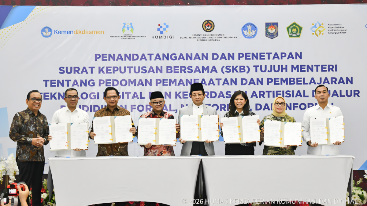 Tujuh Kementerian Tetapkan Pedoman AI untuk Pendidikan Anak