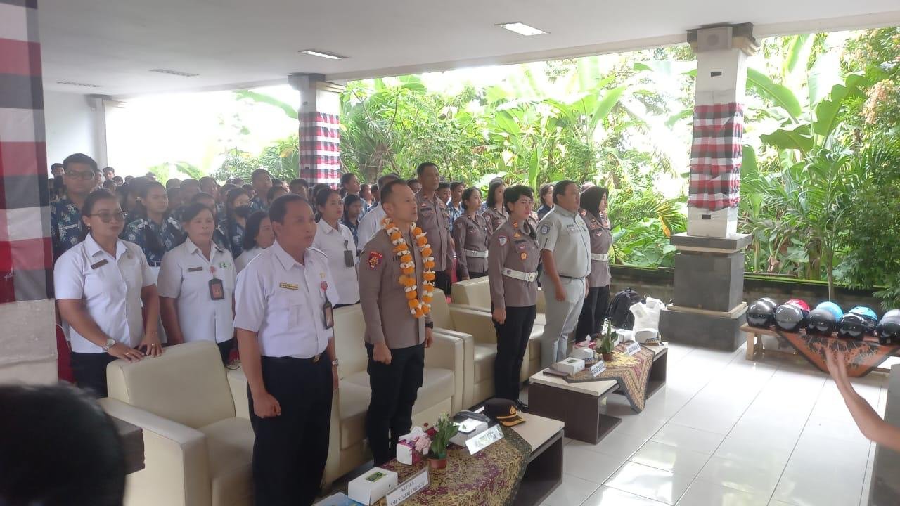 Edukasi Sejak Dini, Jasa Raharja dan Polres Badung Gaungkan Tertib Lalu Lintas di Sekolah