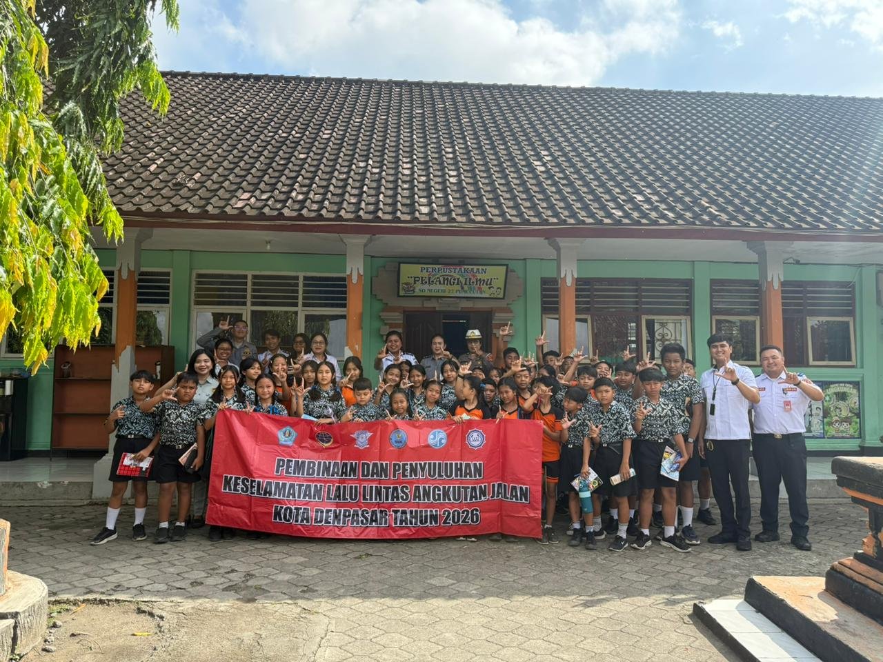 Jasa Raharja Wilayah Bali Bersama Stakeholder Terkait Gelar Pembinaan dan Penyuluhan Keselamatan Lalu Lintas di Denpasar