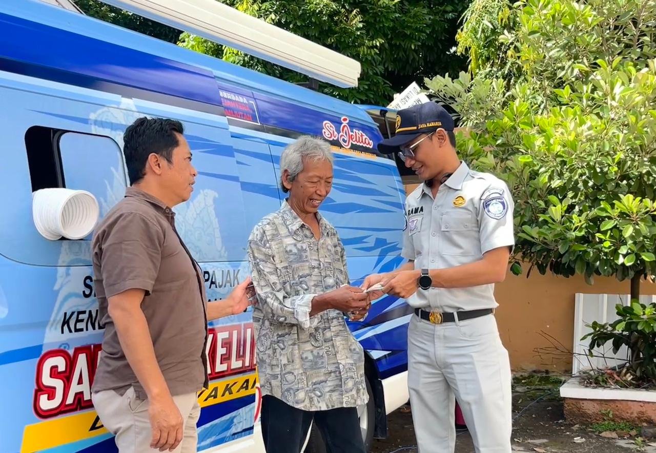 Samsat On Call Hadir di Syawalan Warga Nandan, Permudah Layanan Pajak Kendaraan Bermotor di Sleman 