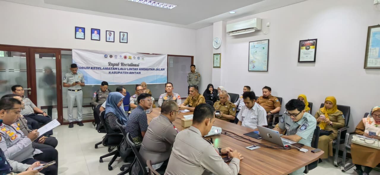 Jasa Raharja Gelar Rapat Koordinasi FKLLAJ Kabupaten Bintan bulan April 2026