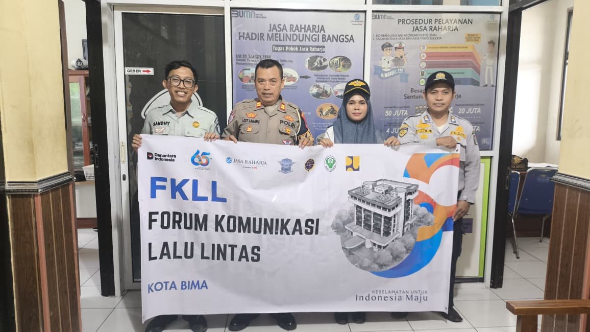 Tekan Angka Kecelakaan, Jasa Raharja Bima Hadiri FKLL di Polres Kota Bima