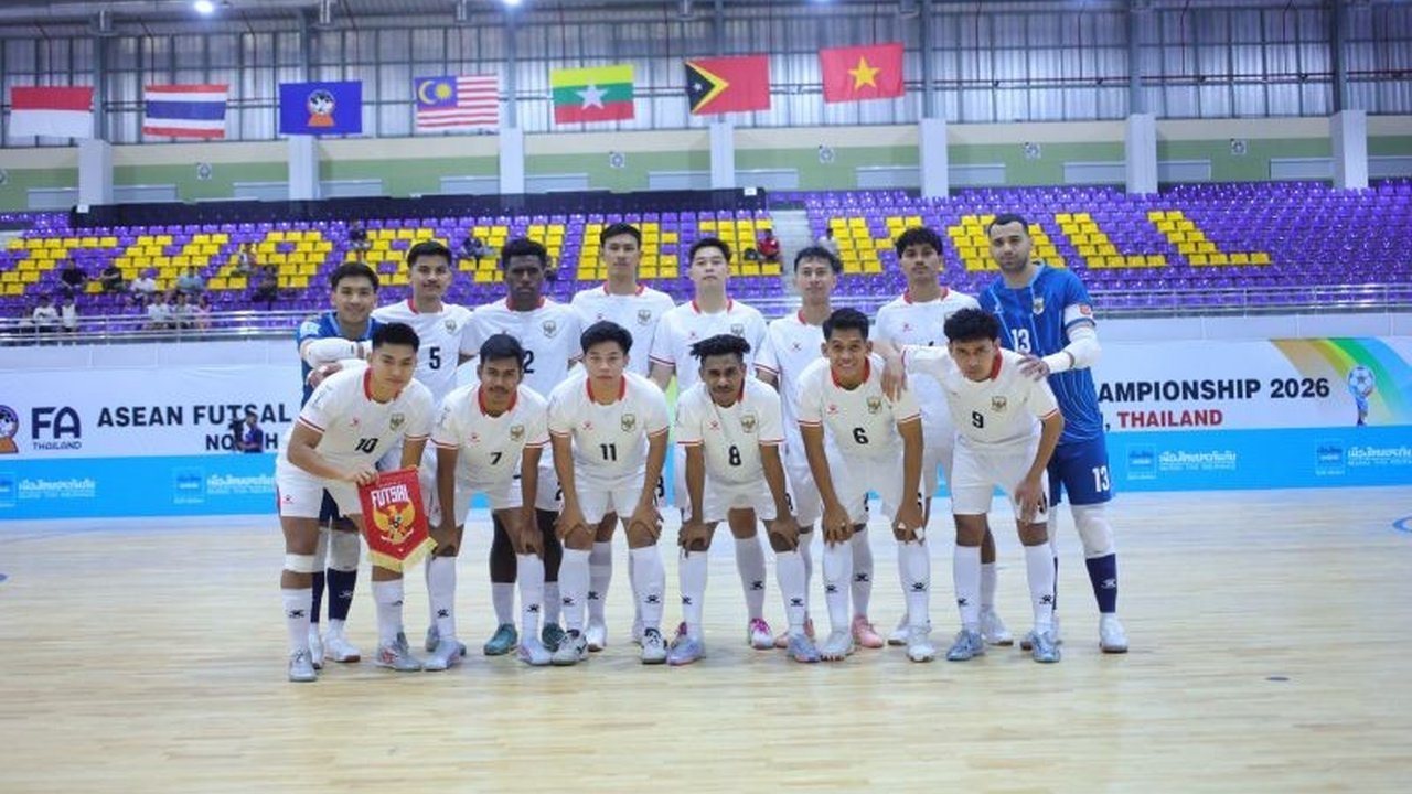 Indonesia Gagal Pertahankan Gelar, Takluk 1-2 dari Thailand di Final ASEAN Futsal 2026