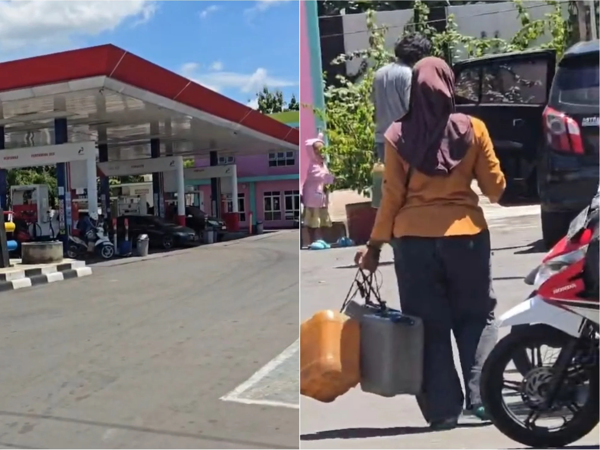 Viral Warga Beli BBM Pakai Jerigen, SPBU Sumberlawang Beri Penjelasan