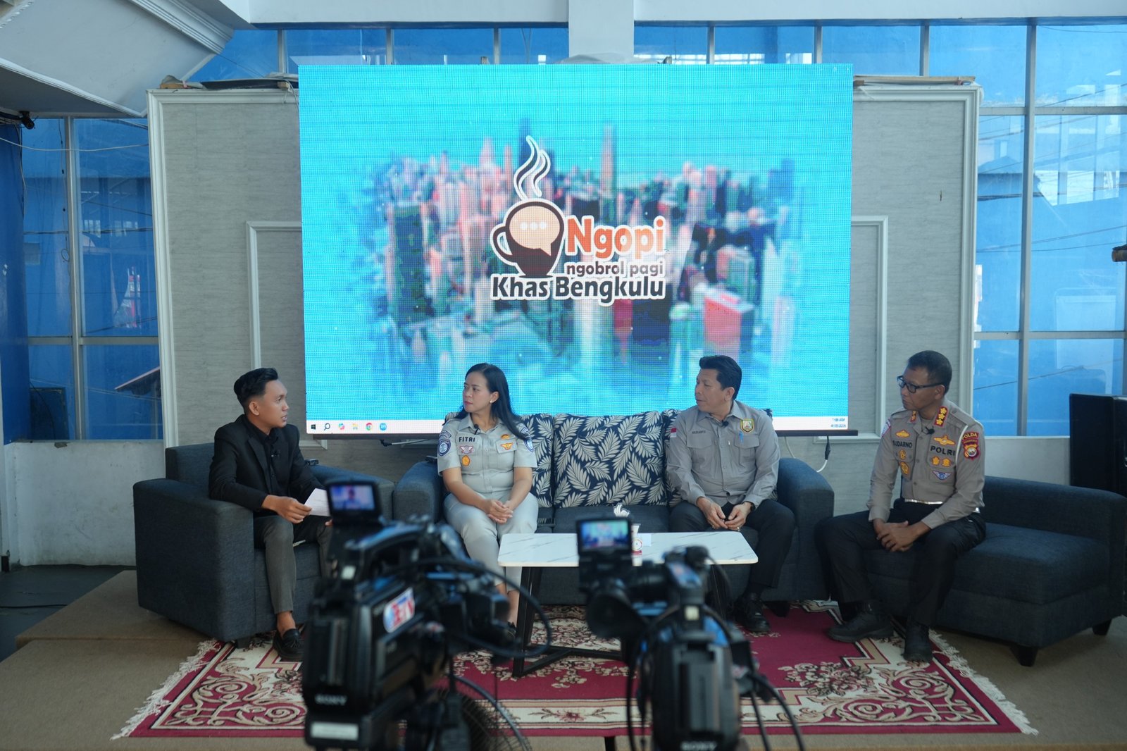 Jasa Raharja Bengkulu Hadiri Talkshow BETV Bahas Pemutihan Pajak dan Keselamatan Berlalu Lintas