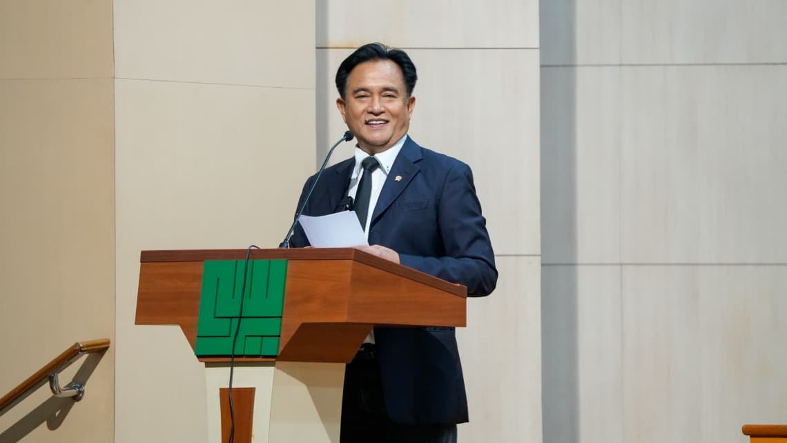 Yusril Tekankan Kampus Tak Hanya Ajarkan Teknologi, Tapi Bentuk Integritas