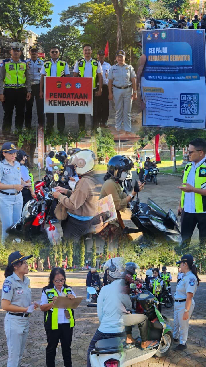 Operasi Gabungan Wilayah Denpasar: Tingkatkan Kepatuhan dan Keselamatan Berkendara dengan Pendekatan Humanis