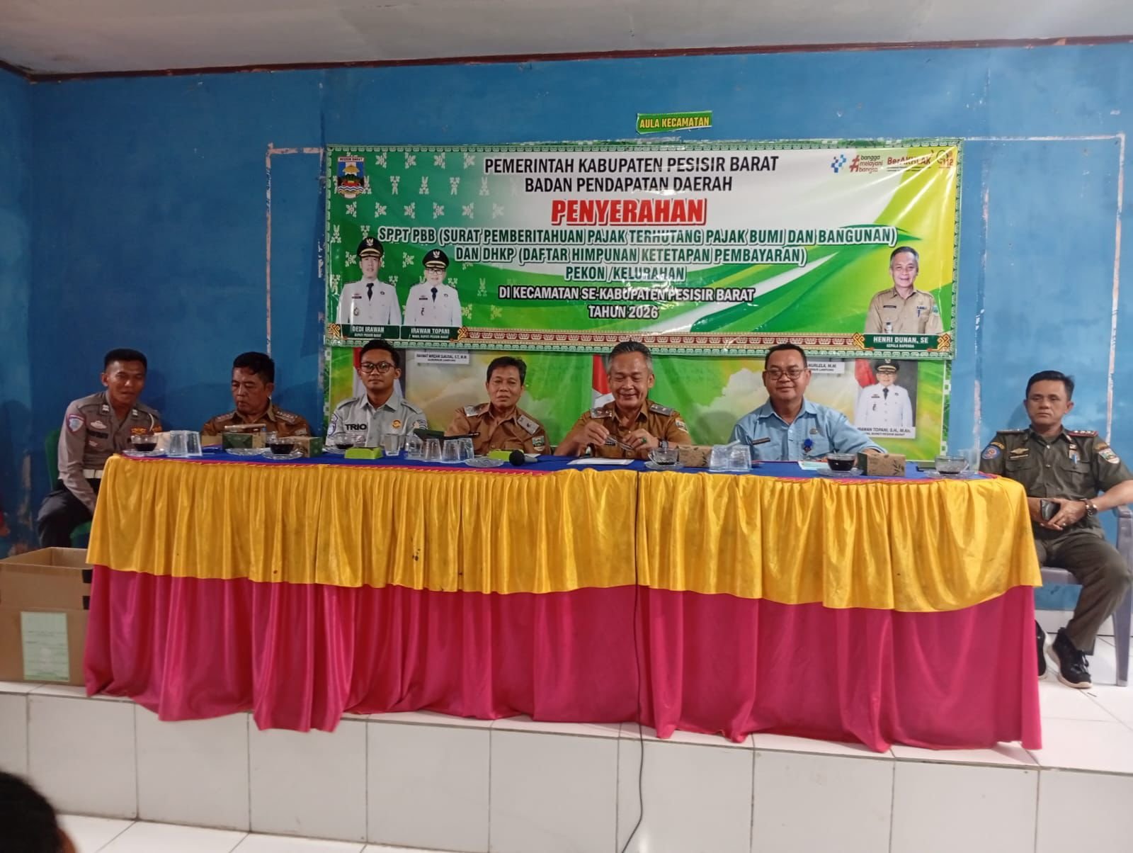 Samsat Pesisir Barat Sosialisasikan Program Keringanan Pajak Kendaraan di Kecamatan Lemong