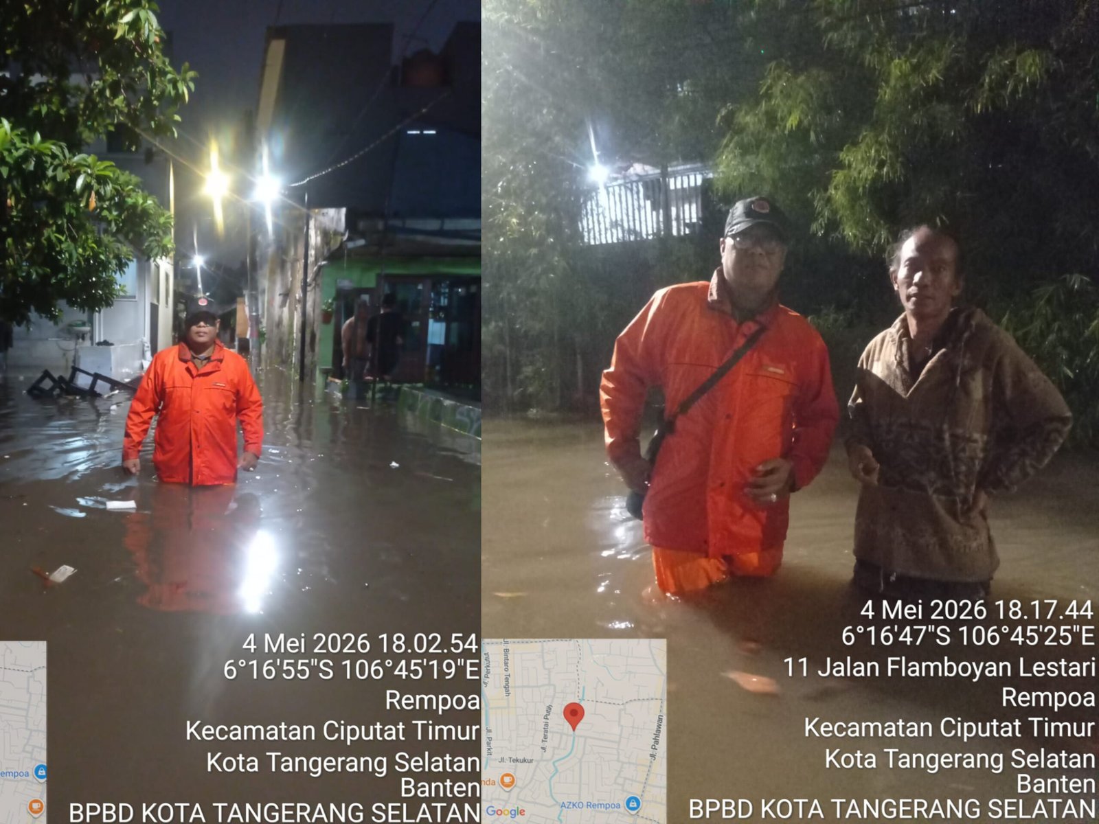 Banjir Meluas di Tangsel, Ketinggian Air Capai 1 Meter di Sejumlah Wilayah
