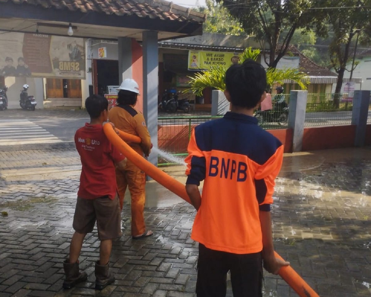 Luapan Sungai Picu Banjir di Cepu Blora, BPBD Lakukan Penanganan Darurat