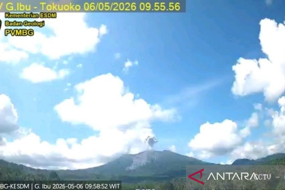Hujan Abu Ancam Halmahera, Warga Diingatkan Siapkan Pelindung Diri