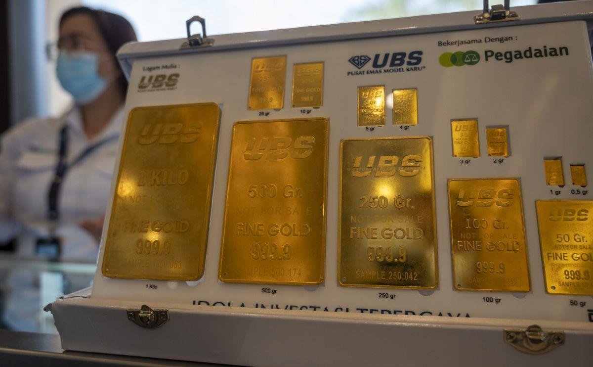 Update Pegadaian Hari Ini: Nilai Investasi Emas UBS, Antam, dan Galeri24 Menyusut