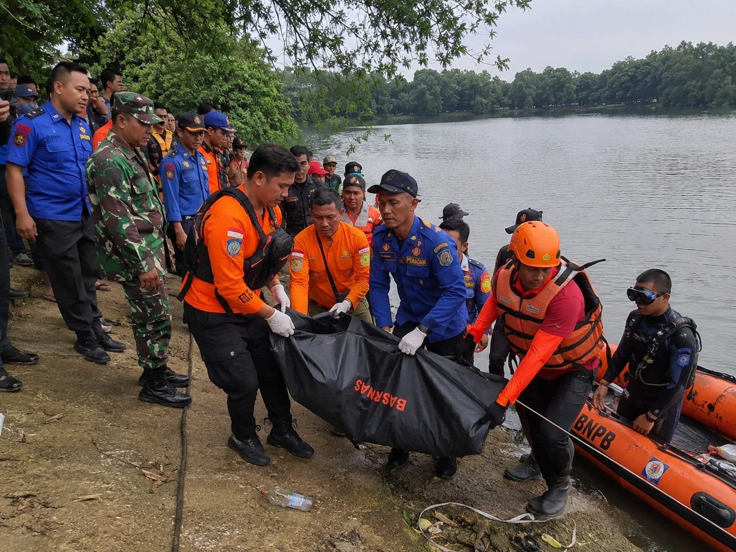 Korban Tenggelam di Situ Cikaret Ditemukan Meninggal Dunia