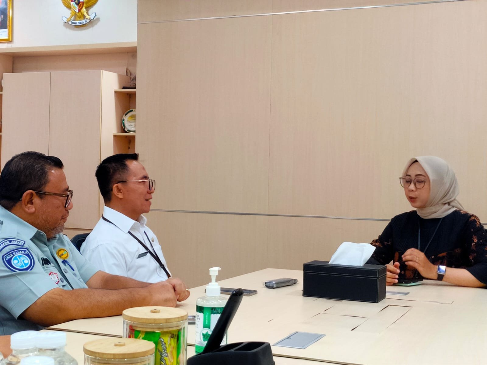 PT Jasa Raharja Bersama Tim Pembina Samsat Kota Tasikmalaya Laksanakan Koordinasi dengan BJB Kota Tasikmalaya