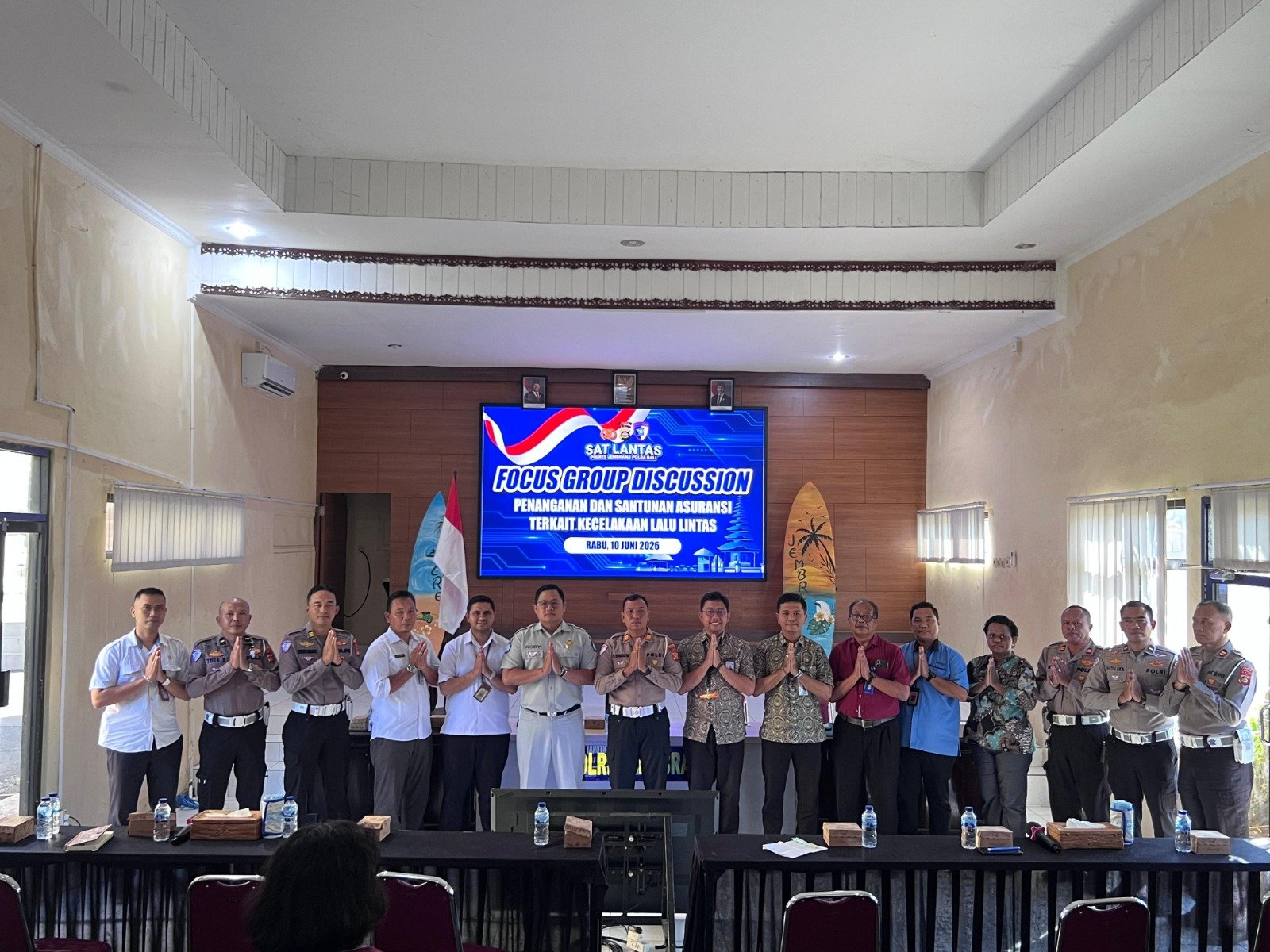 FGD Penanganan Laka Lantas di Jembrana Perkuat Sinergi dan Kepastian Jaminan Korban