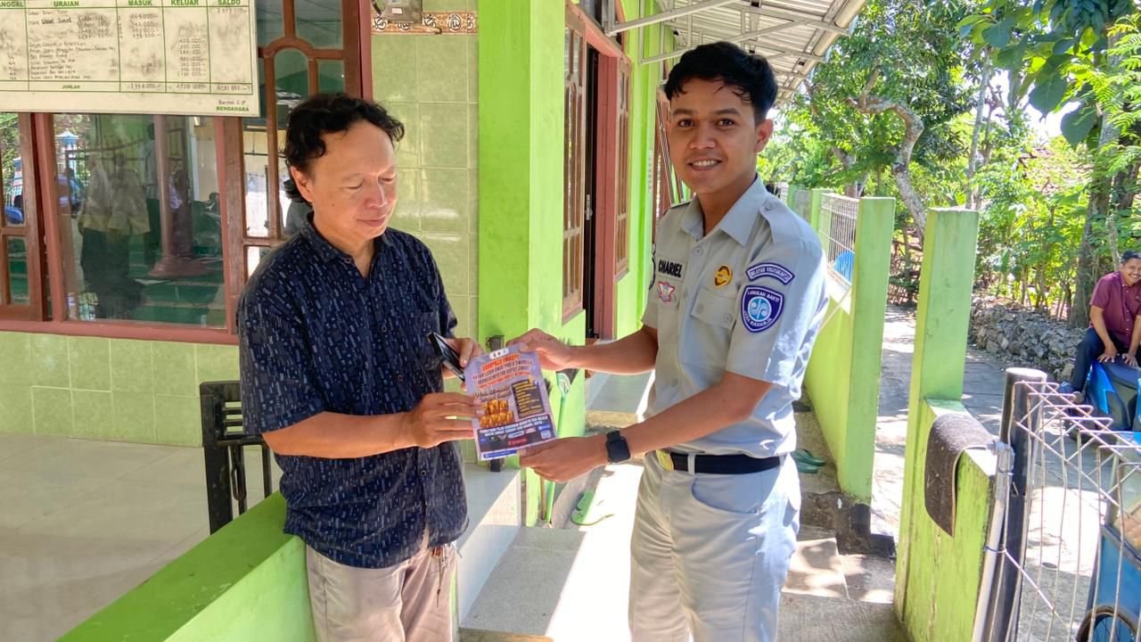 Bayar Pajak Tepat Waktu Bisa Dapat Emas, Samsat Kodya Gencarkan Sosialisasi di Pasar Kranggan