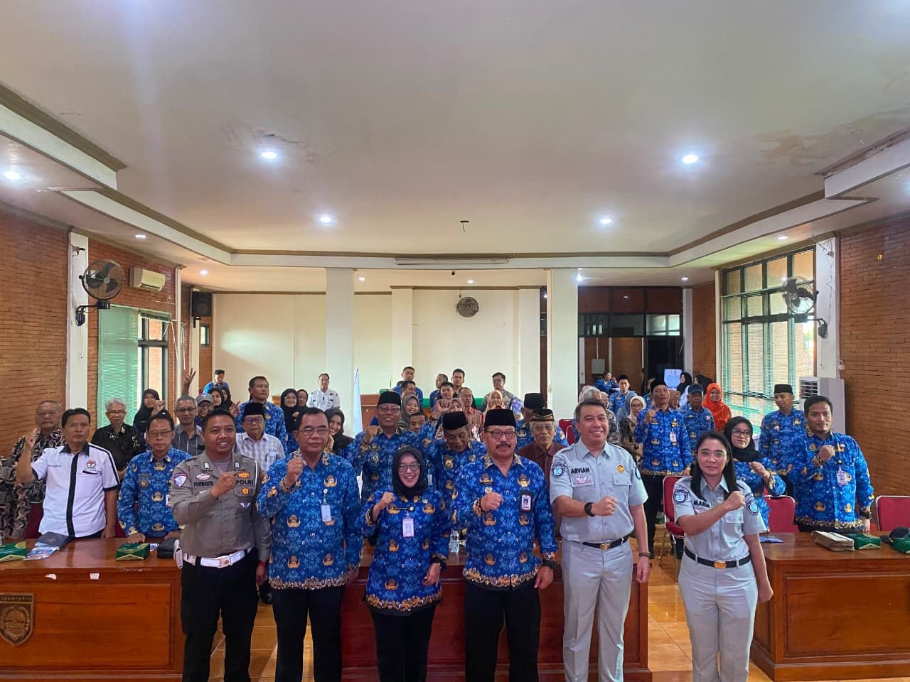 Jasa Raharja Sukoharjo dan Tim Pembina Samsat Kumpulkan Aparatur Desa se-Kartasura