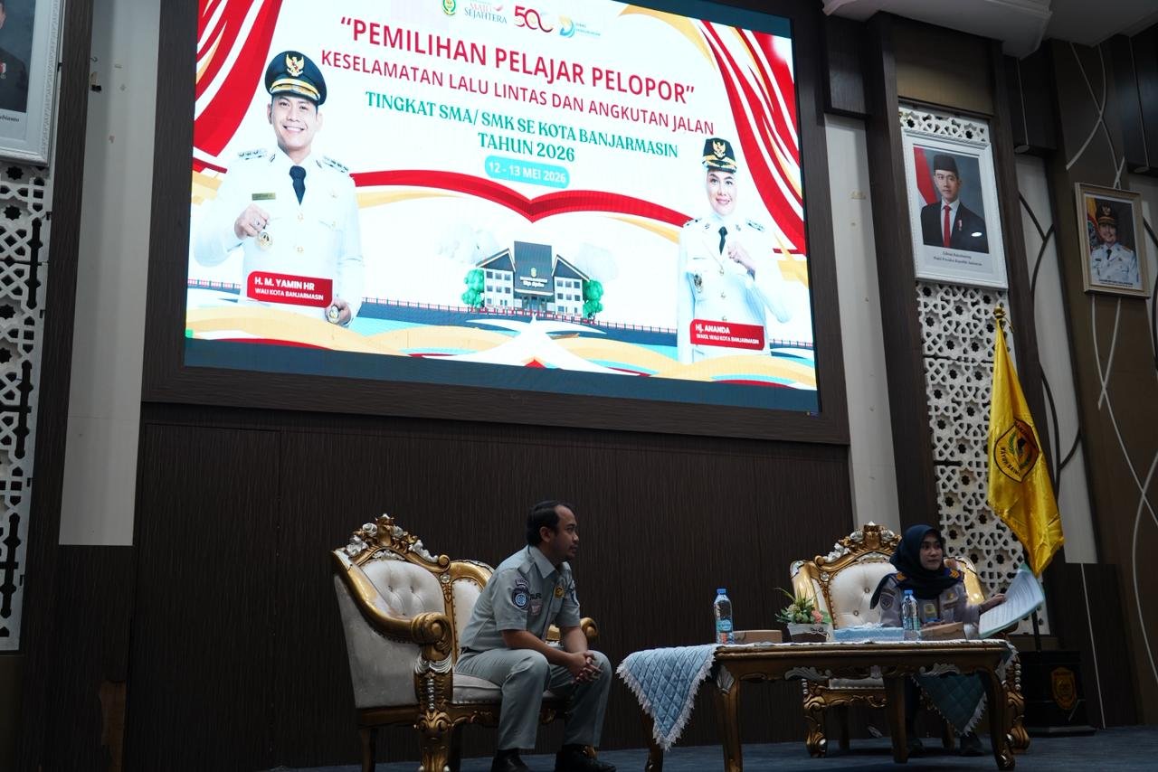 Jasa Raharja Kalsel Perkuat Kesadaran Pelajar di Ajang Pelopor Keselamatan Lalu Lintas Kota Banjarmasin 2026